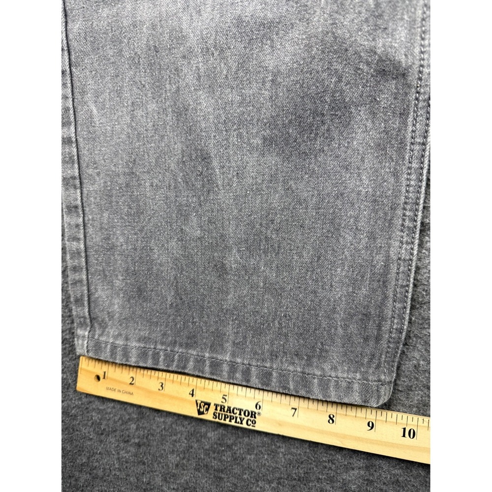 Rocawear Gray Classic Fit Jeans Mens 40 Denim Straight Leg Casual Skater Flap Po - Picture 9 of 12